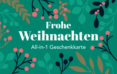 Frohe Weihnachten Geschenkkarte